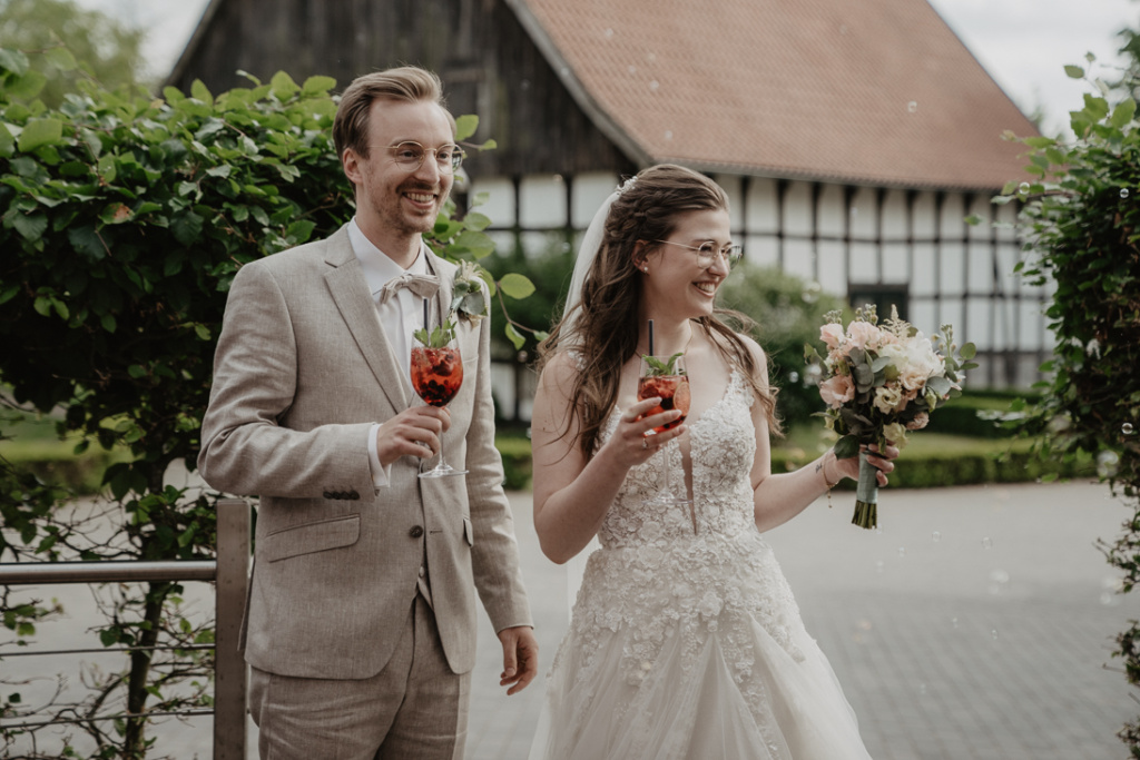 Hochzeitsfotograf auf dem Hof von Laer