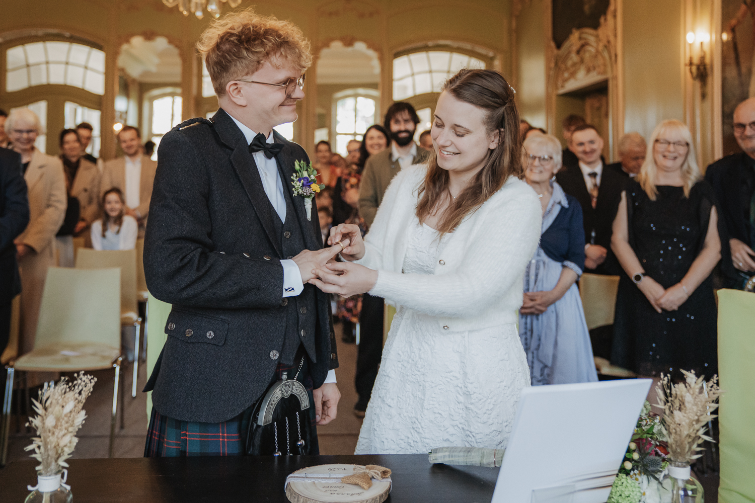 Hochzeitsfotografin in Schloss Stietencron