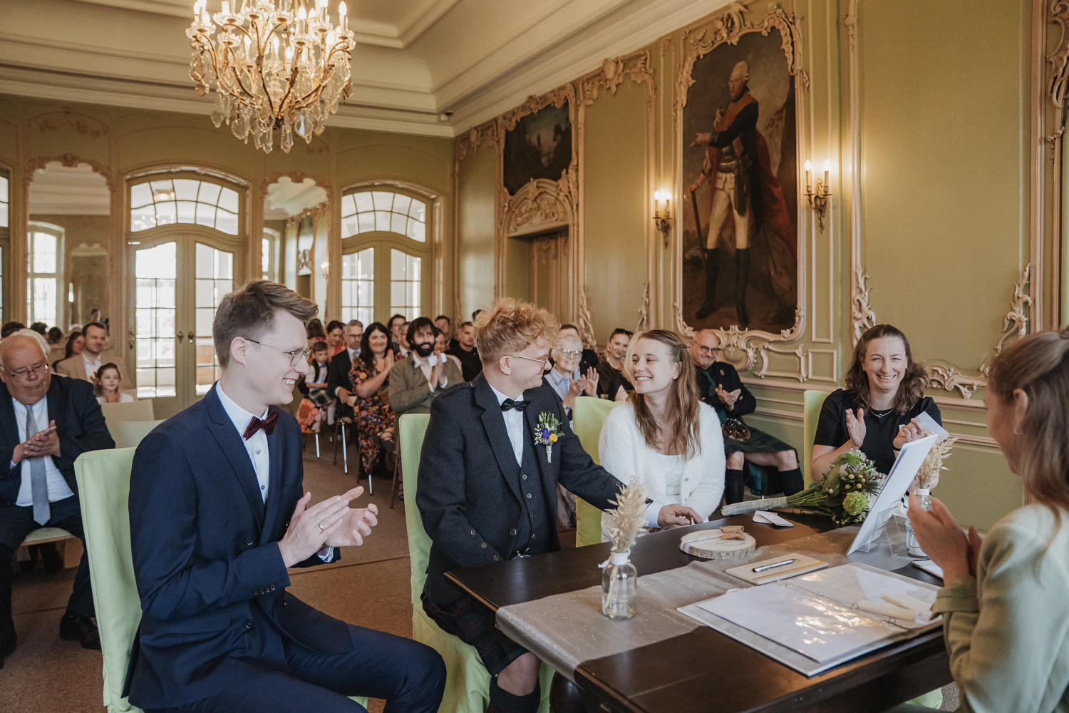 Hochzeitsfotografin in Schloss Stietencron